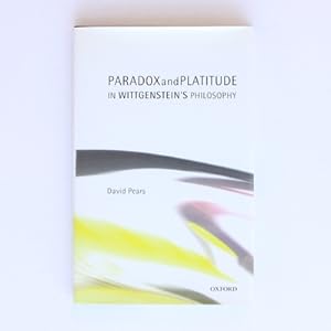 Imagen del vendedor de Paradox and Platitude in Wittgenstein's Philosophy a la venta por Fireside Bookshop