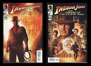 Bild des Verkufers fr Indiana Jones and the Kingdom of the Crystal Skull Variant Comic Set 1-2 Movie Struzan zum Verkauf von CollectibleEntertainment