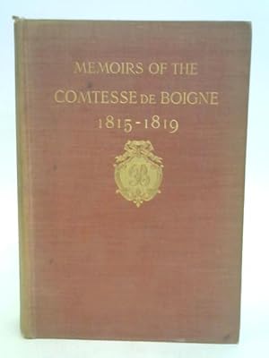 Seller image for Memoirs of the Comtesse de Boigne for sale by World of Rare Books