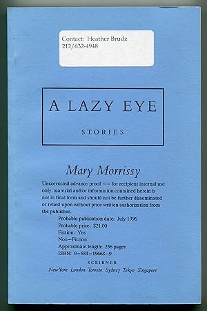 Seller image for A Lazy Eye: Stories for sale by Between the Covers-Rare Books, Inc. ABAA
