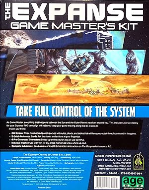 Seller image for The Expanse: Game Master's Kit for sale by Adventures Underground