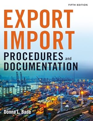 Seller image for Export/Import Procedures and Documentation for sale by GreatBookPricesUK