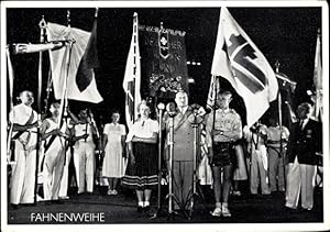 Seller image for Ansichtskarte / Postkarte Hamburg, Deutsches Turnfest 1953, Fahnenweihe for sale by akpool GmbH