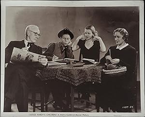 Seller image for Judge Hardy's Children 8 X 10 Still 1938 Lewis Stone, Mickey Rooney for sale by AcornBooksNH