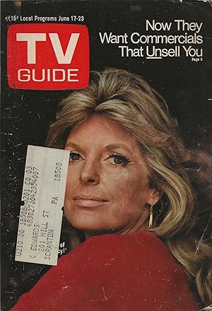 TV Guide June 17, 1972 Julie London, Julia Child