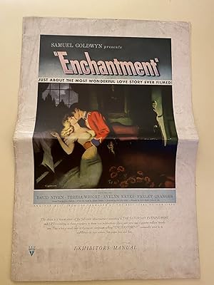 Bild des Verkufers fr Enchantment Pressbook 1949 David Niven, Teresa Wright zum Verkauf von AcornBooksNH