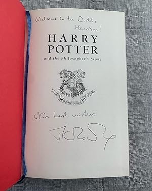 Imagen del vendedor de Harry Potter and the Philosopher's Stone, inscribed by JK Rowling, with provenance a la venta por April Star Books
