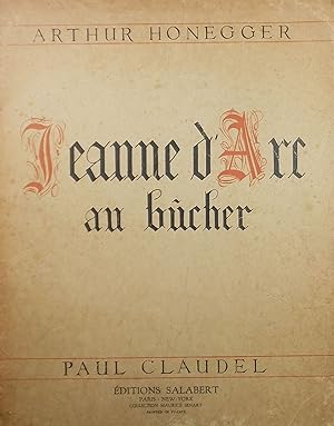 Jeanne d'Arc au bucher, Reduction Chant et Piano (Vocal Score)