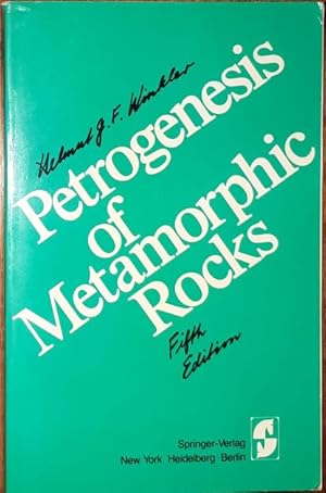 Bild des Verkufers fr Petrogenesis of Metamorphic Rocks. zum Verkauf von Antiquariat Johann Forster