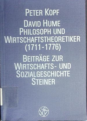 Bild des Verkufers fr David Hume. Philosoph u. Wirtschaftstheoretiker (1711-1776). zum Verkauf von Antiquariat Bookfarm