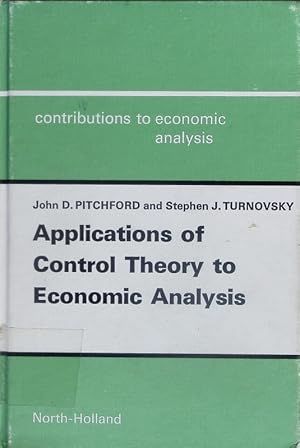Imagen del vendedor de Applications of control theory to economic analysis. a la venta por Antiquariat Bookfarm