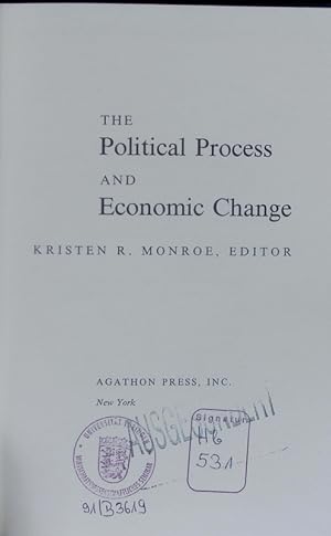 Image du vendeur pour The political process and economic change. mis en vente par Antiquariat Bookfarm