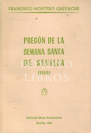 Pregón de la Semana Santa de Sevilla (1959)