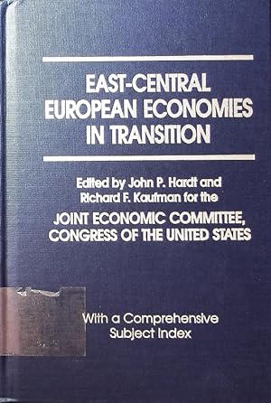 Seller image for East-Central European economies in transition. for sale by Antiquariat Bookfarm