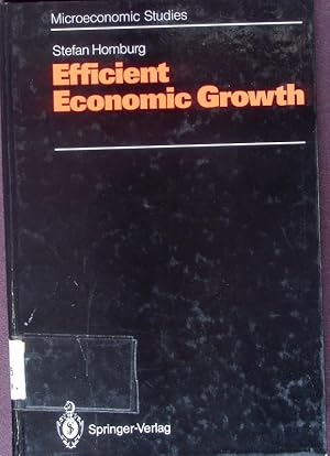 Bild des Verkufers fr Efficient economic growth. zum Verkauf von Antiquariat Bookfarm