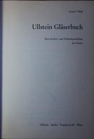 Immagine del venditore per Ullstein Glserbuch. venduto da Antiquariat Bookfarm