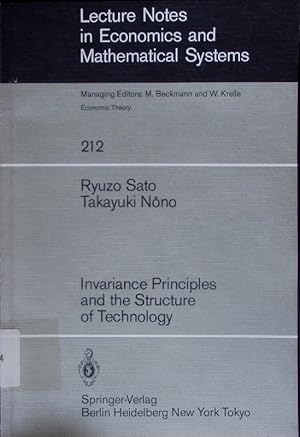 Seller image for Invariance principles and the structure of technology. for sale by Antiquariat Bookfarm