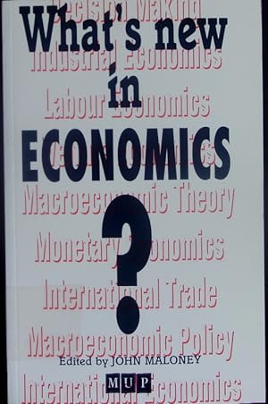 Image du vendeur pour What's new in economics? mis en vente par Antiquariat Bookfarm