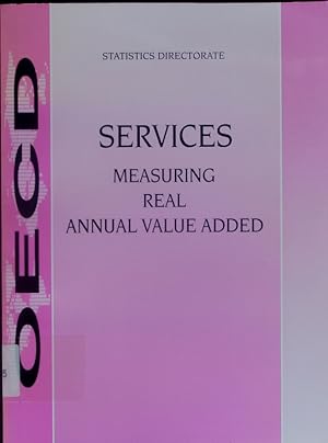 Seller image for Services. measuring real annual value added. for sale by Antiquariat Bookfarm
