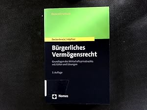 Bild des Verkufers fr Brgerliches Vermgensrecht: Grundlagen des Wirtschaftsprivatrechts mit Fllen und Lsungen. (Nomosstudium). zum Verkauf von Antiquariat Bookfarm