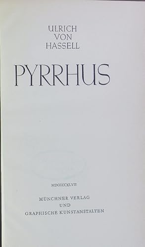 Seller image for Pyrrhus. for sale by Antiquariat Bookfarm