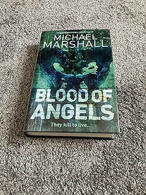 Seller image for BLOOD OF ANGELS: SIGNED UK FIRST EDITION HARDCOVER for sale by Books for Collectors