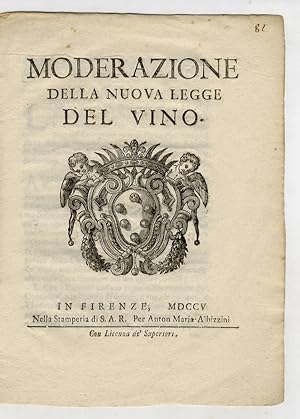 Moderazione della nuova legge del vino.