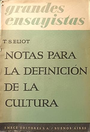 NOTAS PARA LA DEFINICION DE LA CULTURA