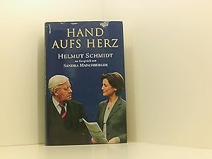 Bild des Verkufers fr Hand aufs Herz Helmut Schmidt im Gesprch mit Sandra Maischberger zum Verkauf von Book Broker