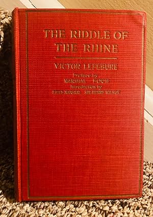 Image du vendeur pour The Riddle of the Rhine: Chemical Strategy in Peace and War mis en vente par Henry E. Lehrich
