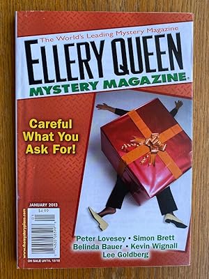 Image du vendeur pour Ellery Queen Mystery Magazine January 2013 mis en vente par Scene of the Crime, ABAC, IOBA