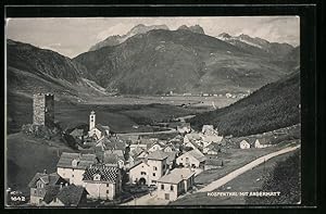 Bild des Verkufers fr Ansichtskarte Hospenthal, Gesamtansicht mit Andermatt zum Verkauf von Bartko-Reher