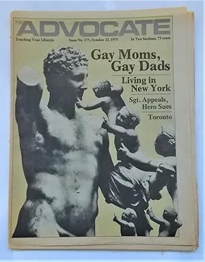 Seller image for The Advocate (Issue No. 175, October 22, 1975): Touching Your Lifestyle (Gay Newspaper) for sale by Bloomsbury Books