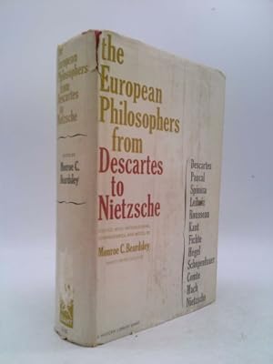 Bild des Verkufers fr THE EUROPEAN PHILOSOPHERS FROM DESCARTES TO NIETZSCHE. Modern Library G-16. zum Verkauf von ThriftBooksVintage