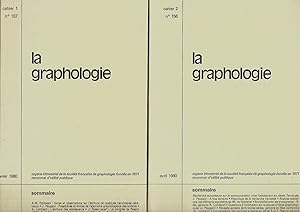 Image du vendeur pour La graphologie (4 numros de 1980 complet pour cette anne 157  160) mis en vente par LES TEMPS MODERNES
