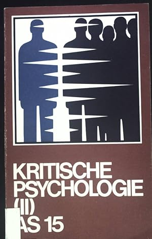 Bild des Verkufers fr Kritische Psychologie; Teil: 2. Das Argument ; AS 15 zum Verkauf von books4less (Versandantiquariat Petra Gros GmbH & Co. KG)