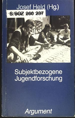 Bild des Verkufers fr Subjektbezogene Jugendforschung. Argument / Sonderband ; AS 174 zum Verkauf von books4less (Versandantiquariat Petra Gros GmbH & Co. KG)