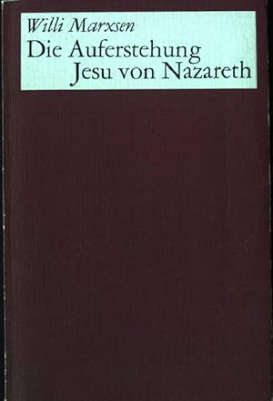 Bild des Verkufers fr Die Auferstehung Jesu von Nazareth. Gtersloher Taschenausgaben (Nr 66) zum Verkauf von books4less (Versandantiquariat Petra Gros GmbH & Co. KG)