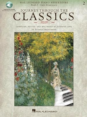 Bild des Verkufers fr Journey Through the Classics: Book 2 Late Elementary (Hal Leonard Piano Repertoire) - Book with Audio Access Included zum Verkauf von Smartbuy