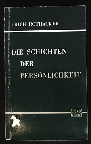 Seller image for Die Schichten der Persnlichkeit. for sale by books4less (Versandantiquariat Petra Gros GmbH & Co. KG)