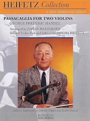 Bild des Verkufers fr Passacaglia for Two Violins: For Violin and Piano Critical Urtext Edition Heifetz Collection zum Verkauf von AHA-BUCH GmbH