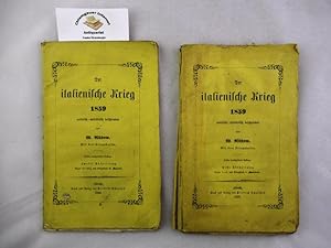 Imagen del vendedor de Der italienische Krieg 1860 politisch-militrisch beschrieben. Mit drei Kriegskarten . Erste und zweite Abtheilung. a la venta por Chiemgauer Internet Antiquariat GbR