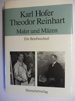 Imagen del vendedor de Karl Hofer * Theodor Reinhart. Maler und Mzen. Ein Briefwechsel in Auswahl. a la venta por Antiquariat am Ungererbad-Wilfrid Robin