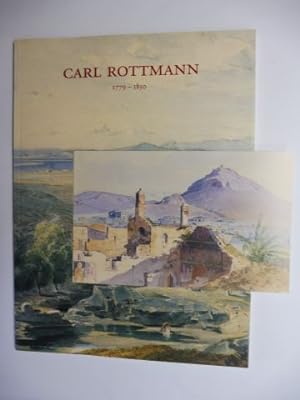 CARL ROTTMANN 1779 -1850. * Aus einer süddeutschen Privatsammlung. Aquarelle, Zeichnungen, ein Ge...
