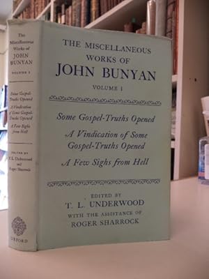 Imagen del vendedor de Miscellaneous Works, Volume I : Some Gospel-Truths Opened / A Vindication of Some Gospel-Truths Opened / A Few Sighs from Hell a la venta por The Odd Book  (ABAC, ILAB)