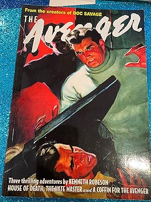 THE AVENGER #8 HOUSE OF DEATH-THE HATE MASTER & A COFFIN FOR THE AVENGER