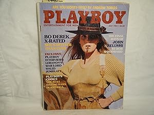 Image du vendeur pour Playboy Magazine July 1984 (Signed by Ray Bradbury and Bo Derek) mis en vente par curtis paul books, inc.