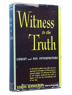 Bild des Verkufers fr Witness to the Truth: Christ and His Interpreters zum Verkauf von Bowman Books