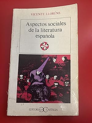 Image du vendeur pour Aspectos Sociales de la Literatura Espaola mis en vente par Ocean Tango Books