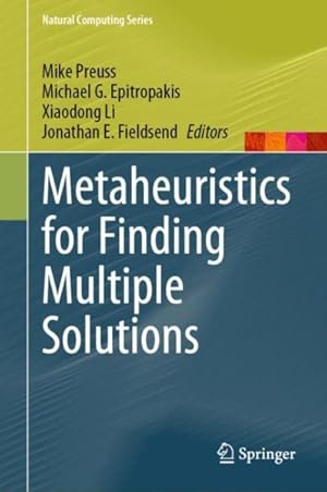 Bild des Verkufers fr Metaheuristics for Finding Multiple Solutions zum Verkauf von GreatBookPrices